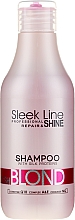 Düfte, Parfümerie und Kosmetik Shampoo für rosa Farbtöne für blondes, aufgehelltes und graues Haar - Stapiz Sleek Line Blush Blond Shampoo