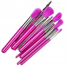 Düfte, Parfümerie und Kosmetik Make-up-Pinsel-Set 10-tlg. neonpink - Beauty Design