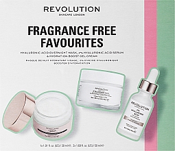 Düfte, Parfümerie und Kosmetik Gesichtspflegeset - Revolution Skincare Fragrance Free Favourites Collection (Gesichtsserum 30ml + Gesichtscreme50ml + Gesichtsmaske 50ml)