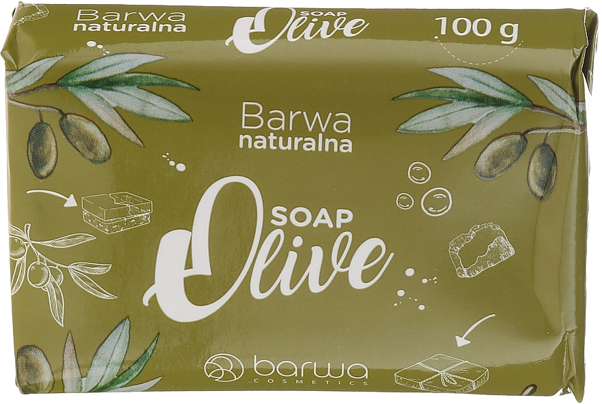 Seife mit Olivenöl - Barwa Natural Soap Green Olive Soap — Bild N1