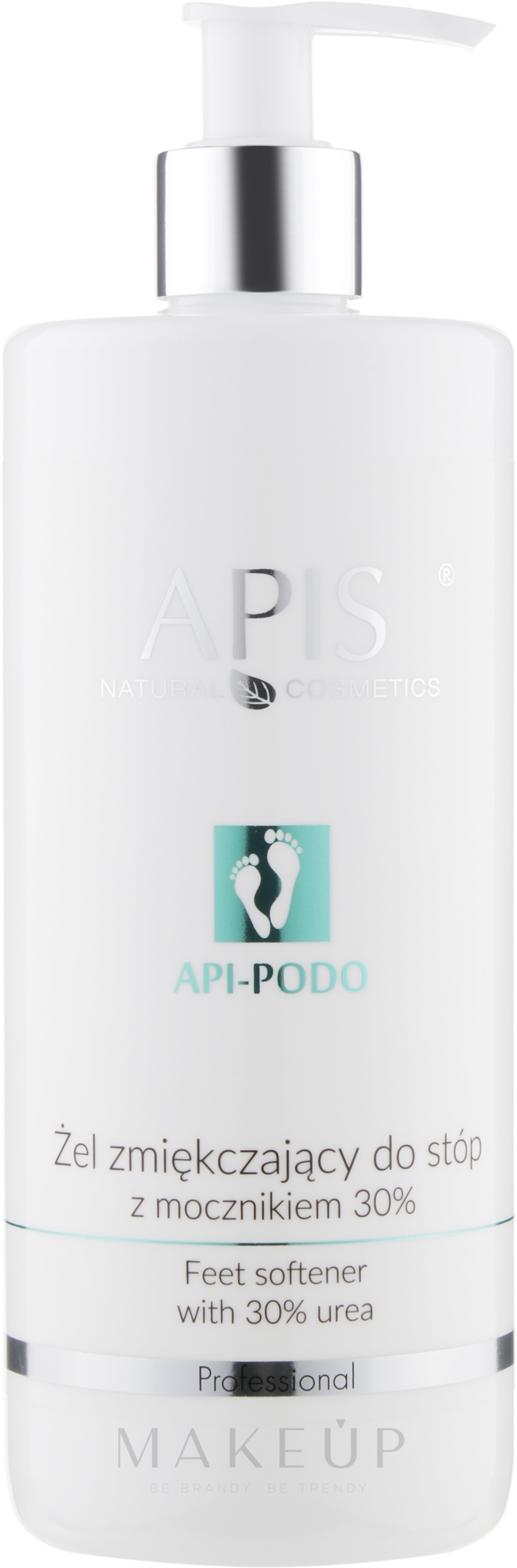 Weichmachendes Fußgel mit 30% Harnstoff - Apis Professional Api-Podo 30% — Bild 500 ml