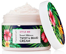 Haarcreme - Flora & Curl Style Me Sweet Hibiscus Twist & Braid Cream — Bild N1