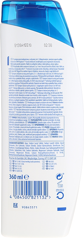 Anti-Schuppen Shampoo "Apple Fresh" - Head & Shoulders Apple Fresh Shampoo 2in1 — Bild N4