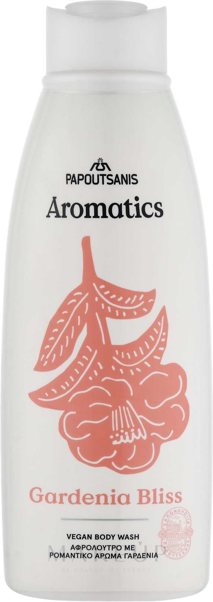 Duschgel Gardenia Bliss - Papoutsanis Aromatics Body Wash — Bild 650 ml