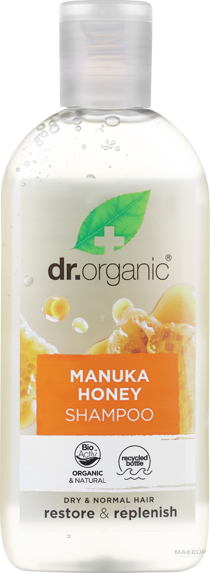 Shampoo mit Manuka-Honig - Dr. Organic Manuka Honey Shampoo — Bild 265 ml