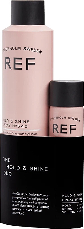 Set - REF The Hold & Shine Duo (h/spray/300ml + h/spray/75ml) — Bild N1