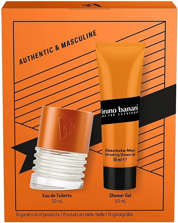 Bruno Banani Absolute Man - Duftset (Eau de Toilette 30ml + Duschgel 50ml) — Bild N1