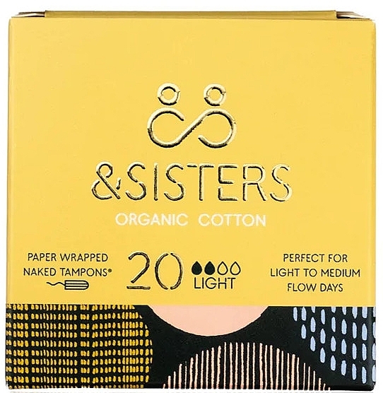 Hygienische Tampons 20 St. - &Sisters Naked Tampons Light — Bild N1