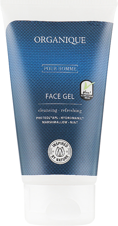 Erfrischendes Gesichtswaschgel für Männer - Organique Naturals Pour Homme Face Gel — Bild N1