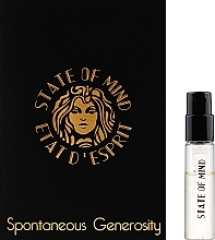 GESCHENK! State Of Mind Spontaneous Generosity - Eau de Parfum (Probe) — Bild N2