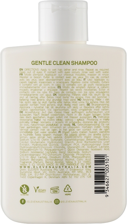 Mildes Reinigungsshampoo - Eleven Gentle Clean Shampoo — Bild N2