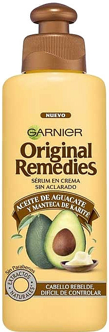 Creme-Öl für ungezogenes Haar mit Avocado - Garnier Original Remedies Avocado Cream Oil — Bild N1