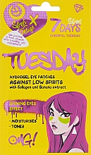 Düfte, Parfümerie und Kosmetik Hydrogel-Augenpatches mit Kollagen und Bananenextrakt - 7 Days Cheerful Tuesday Hydrogel Eye Patches