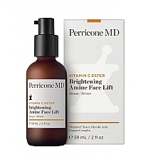 Aufhellendes Serum mit Aminosäuren - Perricone MD Vitamin C Ester Brightening Amine Face Lift — Bild N2