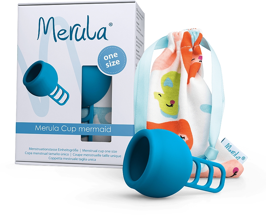 Universelle Menstruationstasse one size - Merula Cup Mermaid — Bild N1