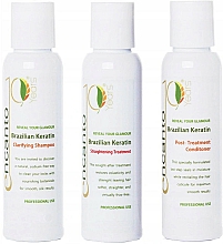 Düfte, Parfümerie und Kosmetik Set - Encanto Brazilian Keratin Treatment Kit (shmp/473ml + treatm/473ml + cond/473ml)