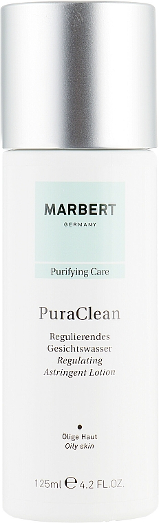 Regulierendes Gesichtswasser mit Extrakt aus wildem Stiefmütterchen - Marbert Pura Clean Regulating Lotion — Bild N2