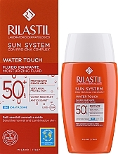Feuchtigkeitsspendendes Sonnenschutzfluid für das Gesicht SPF50 - Rilastil Sun System Fluide Water Touch SPF 50+ — Bild N2