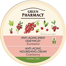 Anti-Aging Pflegecreme für Gesicht mit Preiselbeere - Green Pharmacy Anti-Aging Nourishing Cream Cranberry — Bild N1