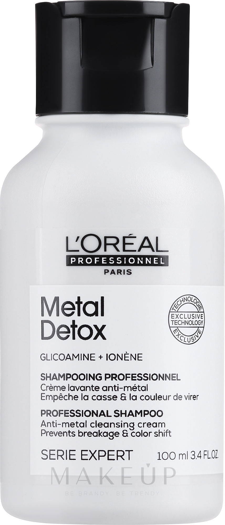 GESCHENK! Professionelles klärendes Shampoo gegen Metallablagerungen im Haar - L'Oreal Professionnel Serie Expert Metal Detox Anti-metal Cleansing Cream Shampoo — Bild 100 ml