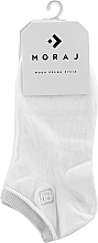 Socken weiß mit grauem Einsatz - Moraj — Bild N1