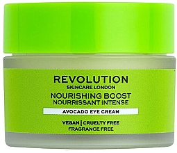 Düfte, Parfümerie und Kosmetik Pflegende Augencreme mit Avocado - Revolution Skincare Nourishing Boost Avocado Eye Cream
