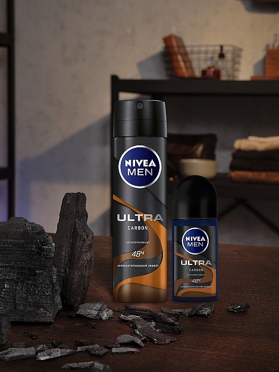 Deo Roll-on Antitranspirant für Männer - Nivea Men Deodorant Ultra Carbon — Bild N7