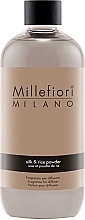 Düfte, Parfümerie und Kosmetik Aromadiffusor - Millefiori Milano Silk & Rice Powder Fragrance Diffuser (Ergänzung) 