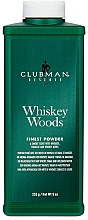 Düfte, Parfümerie und Kosmetik Clubman Pinaud Whiskey Woods - Parfümierter Talkumpuder für Männer