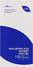 Sonnenschutzgel-Set - IsNtree Hyaluronic Acid Watery Sun Gel SPF 50+ PA++++ (gel/2x50ml) — Bild N1