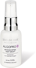 Düfte, Parfümerie und Kosmetik Konzentriertes regenerierendes und korrigierendes Serum mit 0,08 % Retinal und Phosphoceramid-Komplex - Sensum Mare Algopro R Advanced Retinal Night Serum