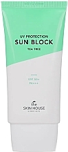 Sonnenschutzcreme mit Teebaumextrakt - The Skin House UV Protection Sun Block Tea Tree SPF50+ — Bild N1