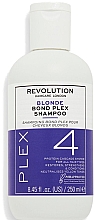Düfte, Parfümerie und Kosmetik Shampoo für alle Haartypen gegen Gelbtönen - Revolution Haircare Plex 4 Blonde Bond Plex Shampoo