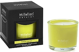 Düfte, Parfümerie und Kosmetik Duftkerze im Glas Lemon Grass - Millefiori Milano Natural Candle Lemon Grass