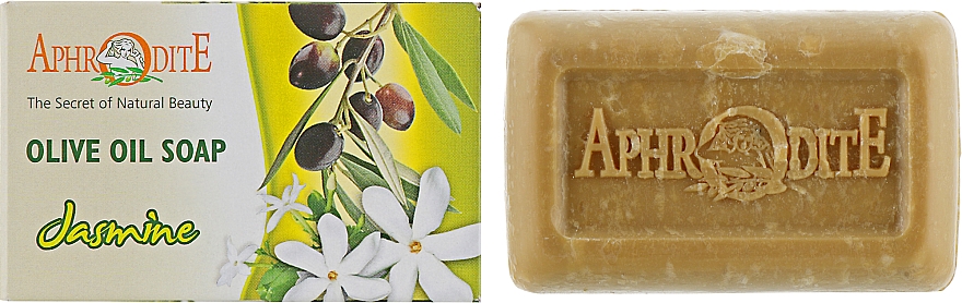 Olivenseife mit Jasminduft - Aphrodite Olive Oil Soap With Jasmine Scent — Bild N1