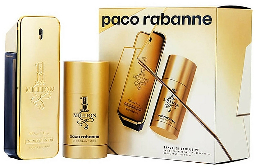 Paco Rabanne 1 Million - Duftset (Eau de Toilette 100ml + Deospray 75ml) — Bild N1