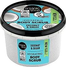 Düfte, Parfümerie und Kosmetik Körperpeeling Kokosnuss - Organic Shop Hydrating Body Scrub Coconut & Sugar
