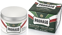 Düfte, Parfümerie und Kosmetik Pre Shave Creme mit Menthol und Eukalyptus - Proraso Green Pre Shaving Cream