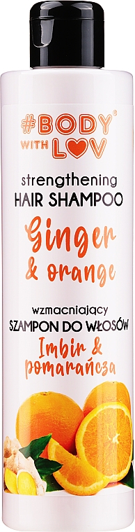 Stärkendes Shampoo mit Ingwer und Orange - Body with Love Hair Shampoo Ginger & Orange — Bild N1
