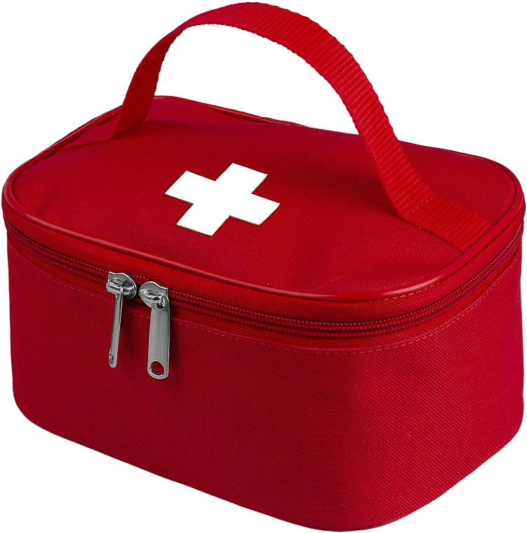 Rote Stofftasche zur Aufbewahrung von Erste-Hilfe-Artikeln 20x14x10 cm First Aid Kit - MAKEUP First Aid Kit Bag L — Bild N3