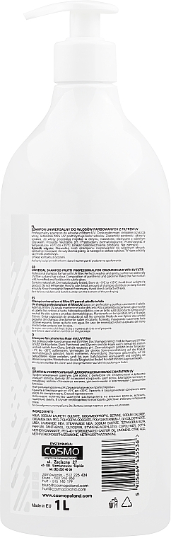 Universelles Shampoo mit UV-Filter - Frutti Di Bosco Professional Universal Shampoo  — Bild N2