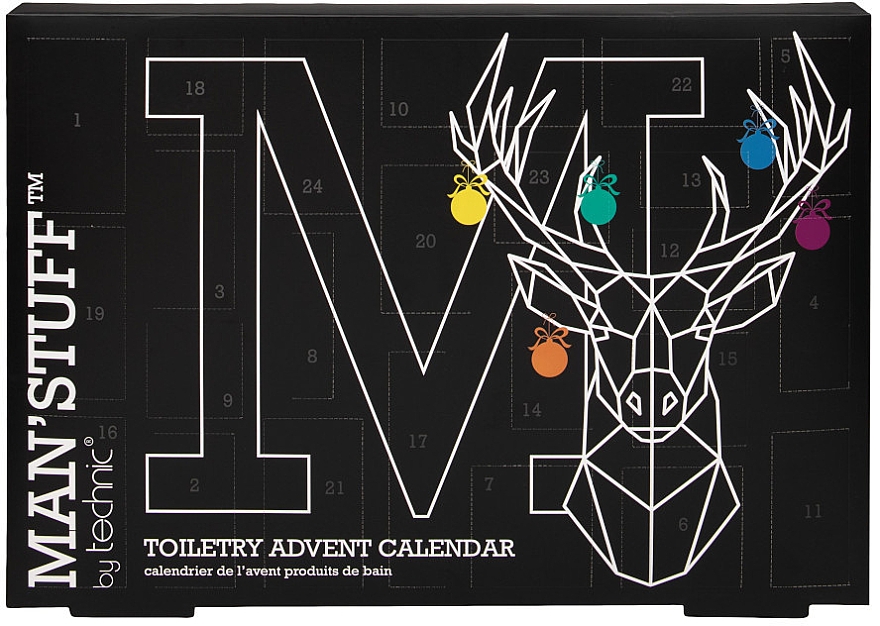 Adventskalender-Set 24 St. - Technic Cosmetics Man'Stuff Toiletry Advent Calendar — Bild N1