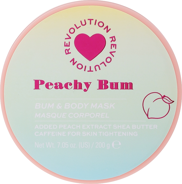 Po-Maske - I Heart Revolution Peachy Bum Body Mask  — Bild N1