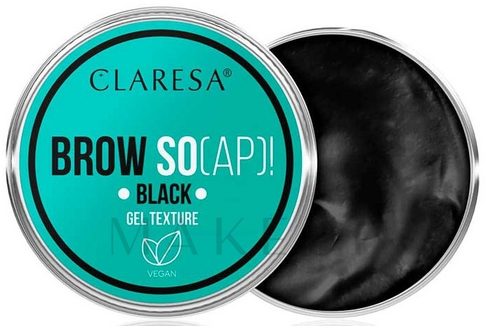 Claresa Brow Soap - Augenbrauen-Stylingseife — Bild Black