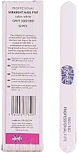 Düfte, Parfümerie und Kosmetik Nagelfeile 100/180 weiß NR 00294 gerade - Ronney Professional Straight Nailfile White