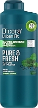 Düfte, Parfümerie und Kosmetik Shampoo-Conditioner gegen Schuppen - Dicora Urban Fit Shampoo & Conditioner 2 In 1 Pure & Fresh