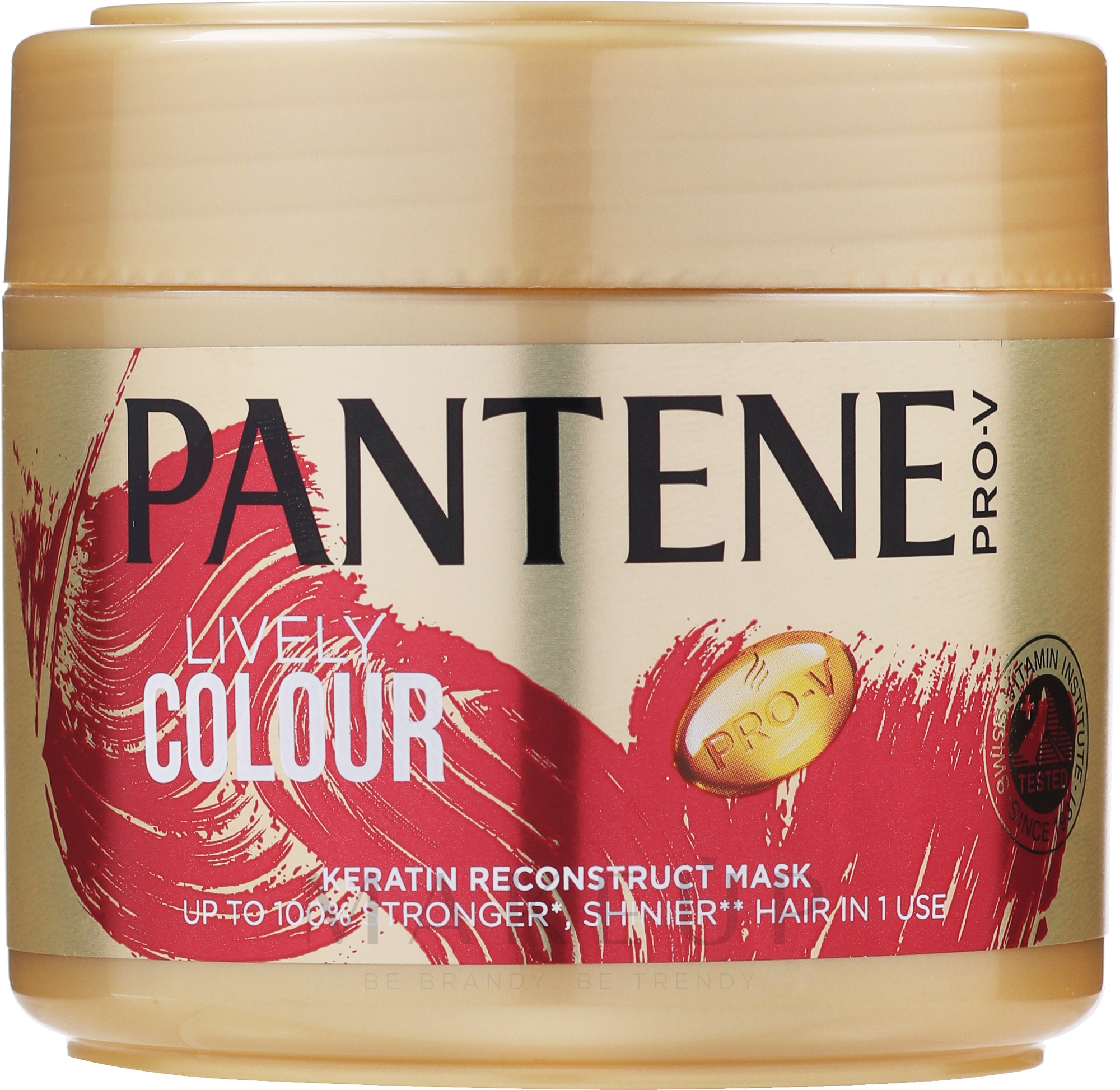 Intensive Haarmaske Farbschutz und Glanz - Pantene Pro-V Lively Colour — Bild 300 ml