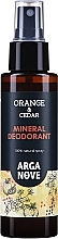 Düfte, Parfümerie und Kosmetik Mineralisches Deospray mit Zeder und Orange - Arganove Natural Alum Cedar And Orange