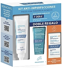 Düfte, Parfümerie und Kosmetik Set - Ducray Keracnyl Anti-Imperfections Set (f/cr/30ml + f/gel/40ml + f/fluid/5ml)