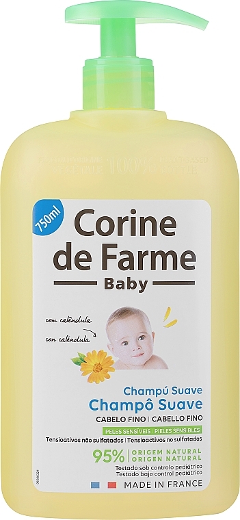 Sanftes beruhigendes Shampoo mit Ringelblume für Babys - Corine de Farme Shampoo